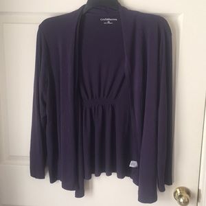 Purple Cardigan